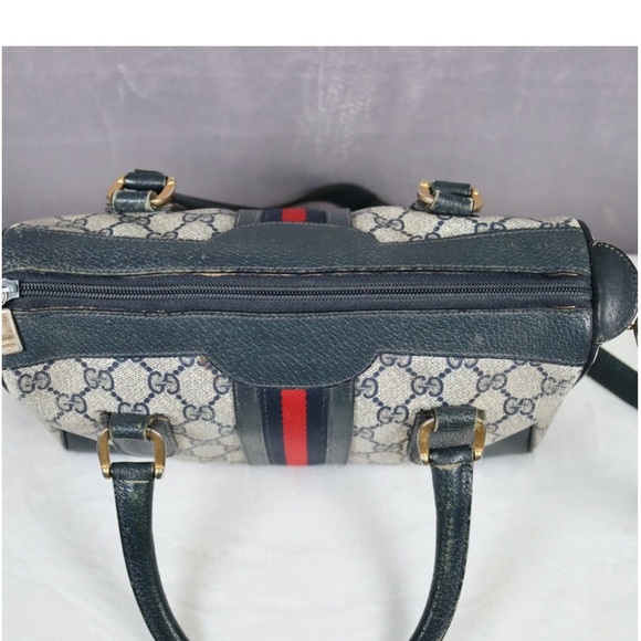 Vintage GG Web Supreme Canvas/ Professionally RESTORED  like New Outside❣️ - Picture 16 of 17